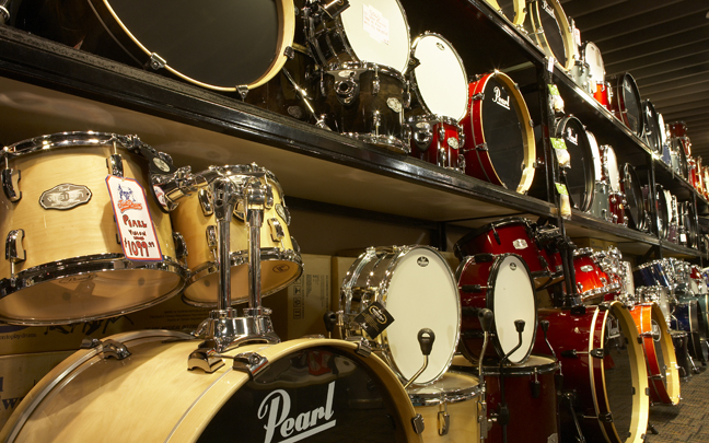 Show Room - Drum Wall