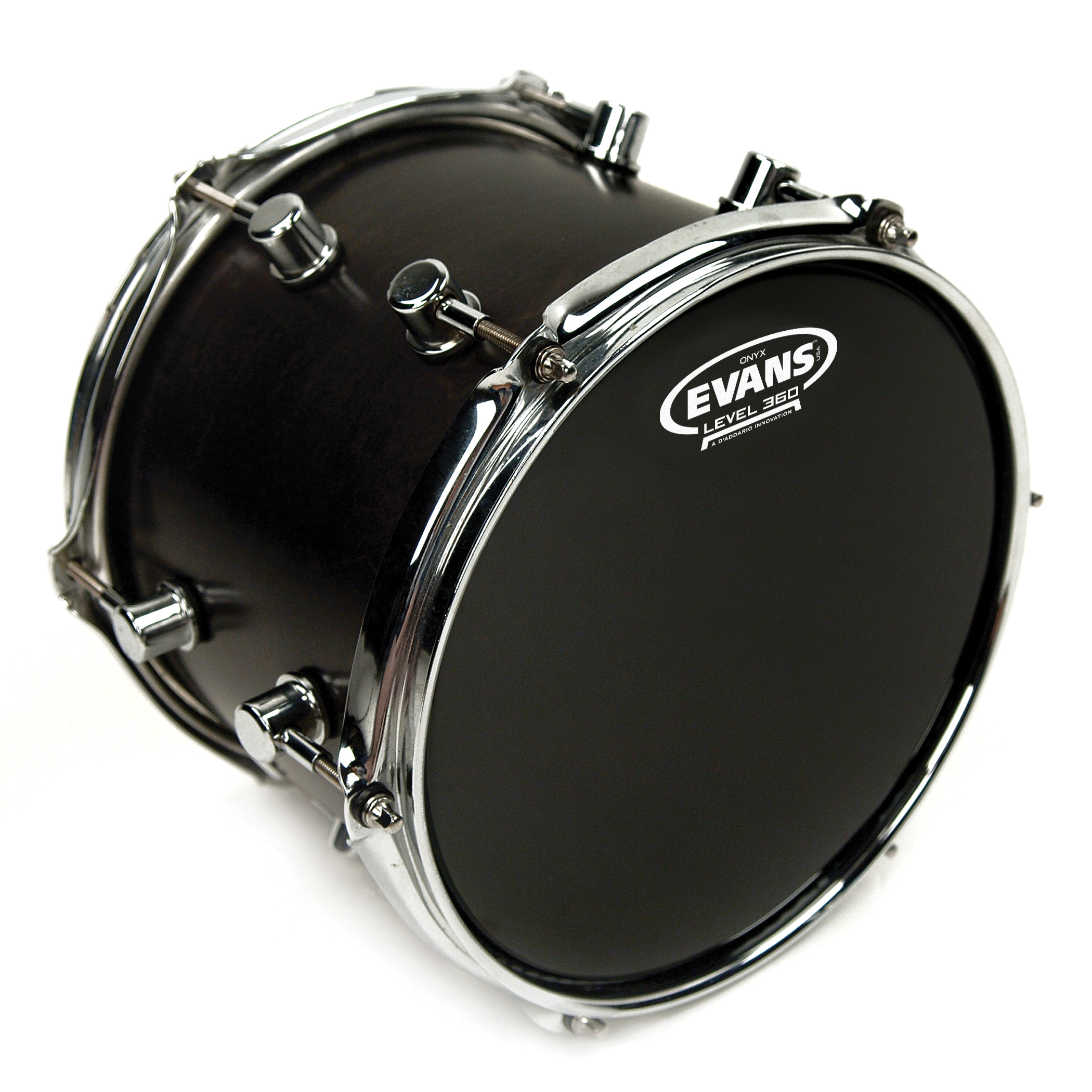 evans black onyx drum heads