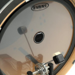 Evans EQ Single Pedal Patch, Black Nylon - Image 2