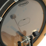 Evans EQ Double Pedal Patch, Clear Plastic - Image 2