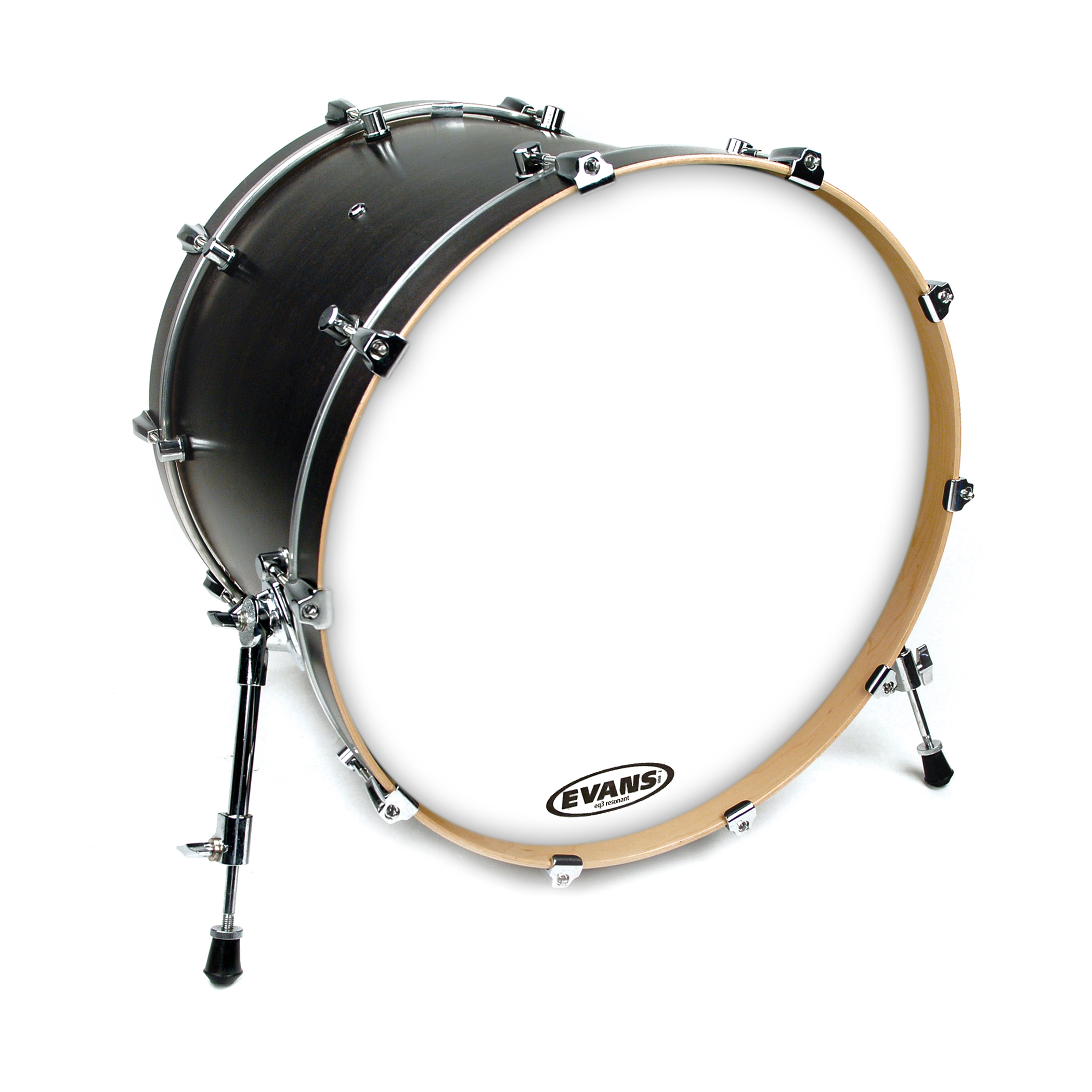 evans eq3 resonant bass drum head