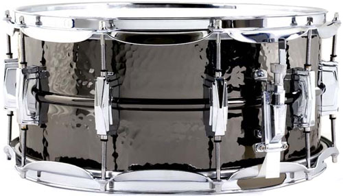 Ludwig Black Beauty Hammered 14 x 6.5 w/ Imperial Lugs - Just Drums
