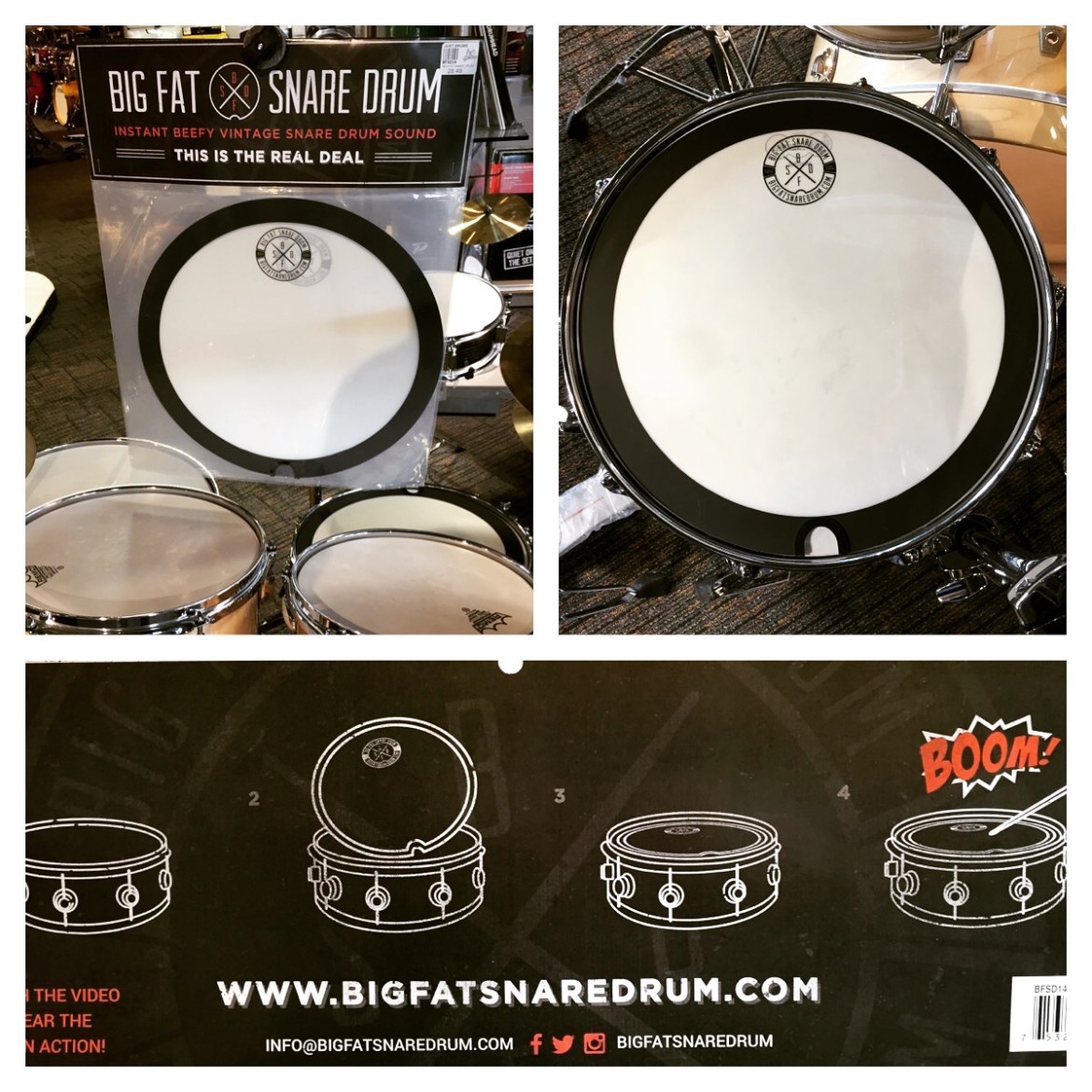 Big Fat Snare Drum 14" Medford Square Just Drums