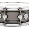 DW Design Series Black Nickle Over Brass Snare - Double Beaded - Image 2