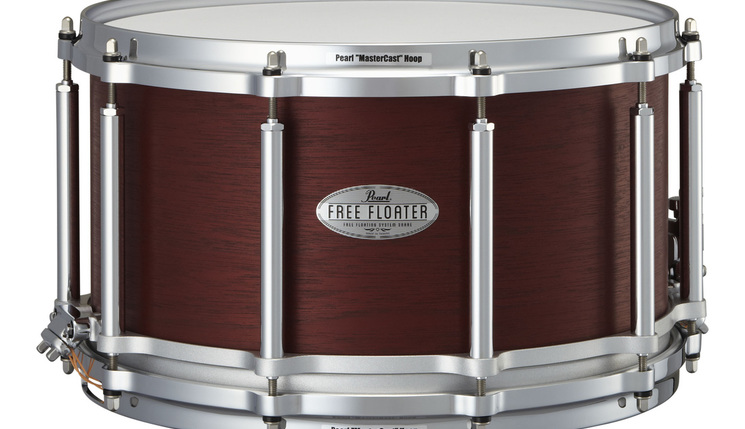 Pearl Mahogany Free Floater Snare - 14 x 8