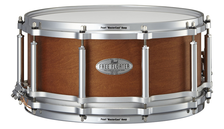 Pearl Maple/ Mahogany Free Floater Snare - 14 x 6.5