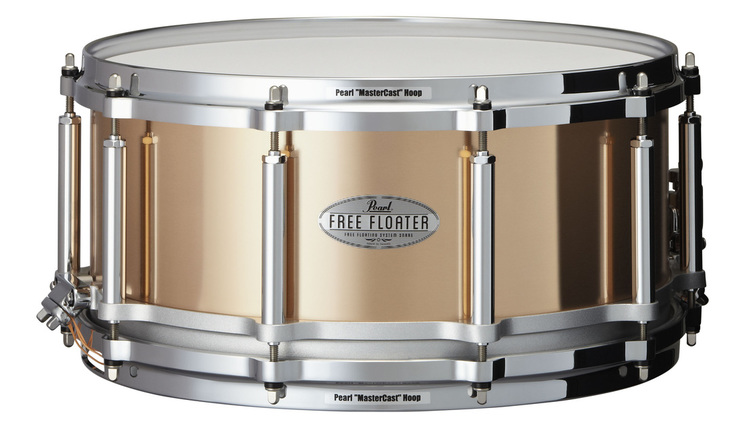 Pearl Phosphor Bronze Free Floater Snare - 14 x 6.5 - Just Drums