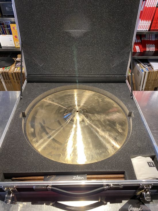 Armand Zildjian 20" 100th Anniversary Ride With Case, Sticks, Gloves, Certificate